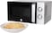 Hoover 20L Manual Control Microwave Oven - &lrm;HMW-M20-S, 700W Power, Simple Control Dial, Full Glass Door with Handle, Black