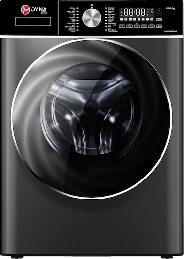 Hoover 8/5KG Washer-Dryer Combo, 1400 RPM, 17 Programs, Inverter Motor, Knob &amp; Touch Control Panel, Lava Grey - HWD-M8514-G