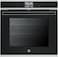 Hoover 60cm Built-in Electric Oven -80L Capacity, 3 Layer tempered glass Door 2900-3450W Power, Digital Timer With Screen, Convection Fan &amp; Cooling Fab - HEO-T6080-BBIP