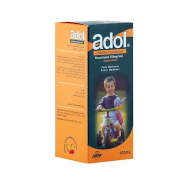Adol Paracetamol Children's Suspension 250mg/5ml, 100ml