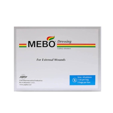 Mebo Wounds Dressing 40x60mm, 5 Tablets