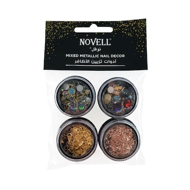 Novell Mixed Metalic Ejtr 02 08 12 13 Nail Art