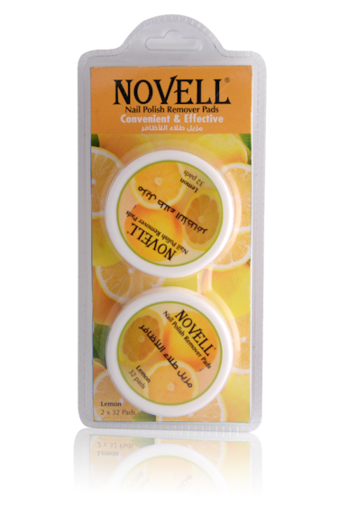 Novell Nail Polish Remover Pads   Lemon