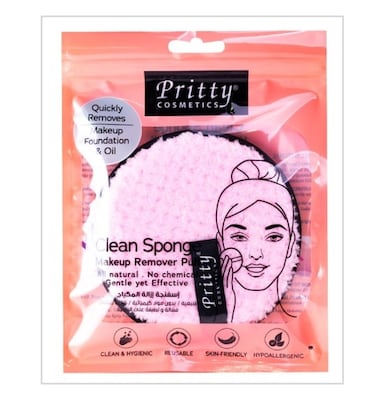 Pritty Cleansing Sponge   Baby Pink   Oues002