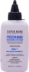Super Nano Keratin Protein Nano Keratin System A True Brazilian Keratin, Smoothening Kit With Collagen, Improve Shine, Volume, &amp; Frizz Free, 3X100ml