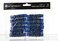 Onetech Mesh Hair Rollers 60Mmx12Mm  Blue  12 Pcs