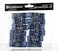 Onetech Mesh Hair Rollers 60Mmx20Mm  Blue  12 Pcs