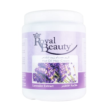 Royal Beauty Hot Oil Hair Cream   Lavender   1000 Ml