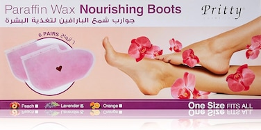 Pritty Paraffin Wax Nourishing Boots Foot Socks