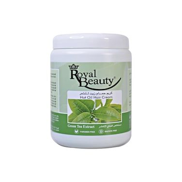 Royal Beauty Hot Oil Hair Cream Green Tea   1L