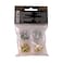 Novell Nail Art Gold and Silver Foil  4 Pcs It-01 Pk4