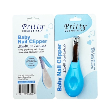 Pritty Baby Nail Clipper   Long Grip   Blue