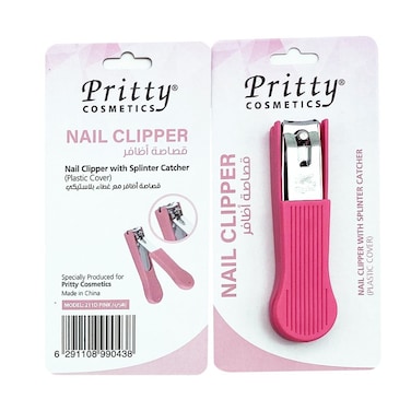Pritty Baby Nail Clipper With Splinter Catcher   Pink