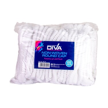 Diva Disposable Mob Head Caps   1x100