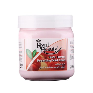 Royal Beauty Peach Moisturizing Face Cream   500 Ml