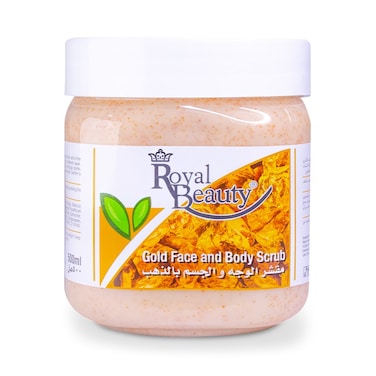 Royal Beauty Face &amp; Body Scrub   Gold   500 Ml