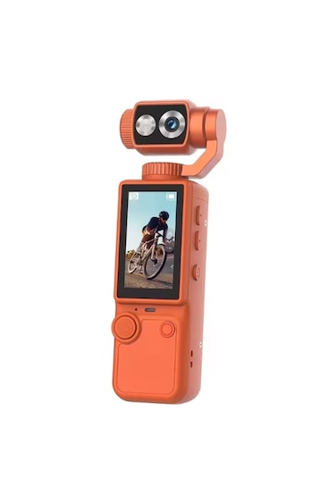 AirTab Pocket 4 Ultra HD 4K Action Camera (Orange)