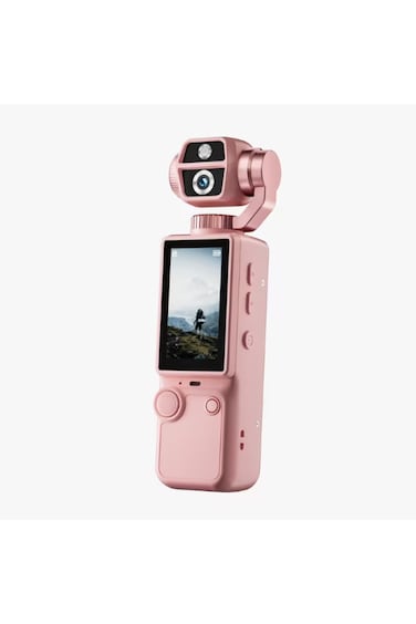 AirTab Pocket 4pro Ultra HD 4K Action Camera (Pink)