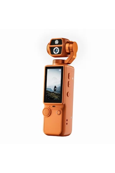AirTab Pocket 4pro Ultra HD 4K Action Camera (Orange)