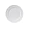 BARALEE PORCELIAN CERAMIC SIMPLE PLUS WHITE FLAT PLATE , 091071A , 31 CM (12 1/4") , PACK OF 12  , Dinner plate , Round platter , Serving plate , Porcelain platter
