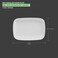 BARALEE PORCELIAN CERAMIC SIMPLE PLUS WHITE RECTANGULAR COUPE PLATE , 091151A , 14.5 X 22 CM (5 3/4" X 8 5/8") , PACK OF 6 , Serving Plate , Coupe dish , Platter , Serving tray , Coupe Plate