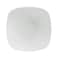 BARALEE PORCELIAN CERAMIC SIMPLE PLUS WHITE SQUARE DEEP PLATE , 091162A , 25 CM (9 7/8") , PACK OF 6 , Fruit Bowl , Serving Bowl , Side Bowl