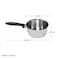 Raj Stainless Steel Milkpan - 16 cm Heavy-Duty Induction Compatible Milk Pan without Lid, GSSSP7