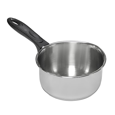 Raj Stainless Steel Milkpan - 16 cm Heavy-Duty Induction Compatible Milk Pan without Lid, GSSSP7