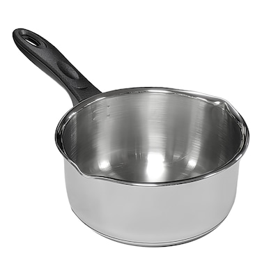 Raj Stainless Steel Milkpan - 20 cm Heavy-Duty Induction Compatible Milk Pan without Lid, GSSSP9