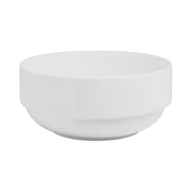 BARALEE PORCELIAN CERAMIC SIMPLE PLUS WHITE STACKABLE BOWL , 091523A , 15 CM (5 7/8") , PACK OF 6 , Curry Bowl , Salad Bowl , Side Bowl , Dessert Bowl