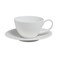 BARALEE PORCELIAN CERAMIC SIMPLE PLUS WHITE CUP, 091641A, 350 CC (11 3/4 OZ), PACK OF 6, Espresso Cup, Tea Cup, Coffee Cup, Cappuccino Cup, Coffee Mug Set, Tea Mug Set