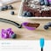 Dreamfarm Mini Supoon Non-Stick Sit-Up Silicone Scraping Cooking Spoon, Jar Scraper, Measures 5ml Tsp, 8 Inch, Durable, Easy to Clean, Ideal for Stirring and Scraping, Purple