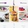 Dreamfarm Mini Supoon Non-Stick Sit-Up Silicone Scraping Cooking Spoon, Jar Scraper, Measures 5ml Tsp, 8 Inch, Durable, Easy to Clean, Ideal for Stirring and Scraping, Purple