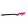 Dreamfarm Mini Supoon Non-Stick Sit-Up Silicone Scraping Cooking Spoon, Jar Scraper, Measures 5ml Tsp, 8 Inch, Durable, Easy to Clean, Ideal for Stirring and Scraping, Pink