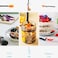 Dreamfarm Mini Supoon Non-Stick Sit-Up Silicone Scraping Cooking Spoon, Jar Scraper, Measures 5ml Tsp, 8 Inch, Durable, Easy to Clean, Ideal for Stirring and Scraping, Orange