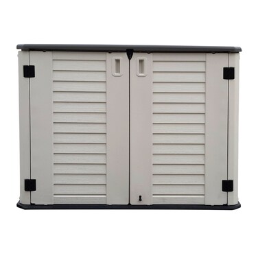 CamelTough Outdoor Storage Cabinet, Heavy Duty, 772 Litres, 5-Year Limited Warranty, Horizontal Shed, CamelTough, HTC-CT630