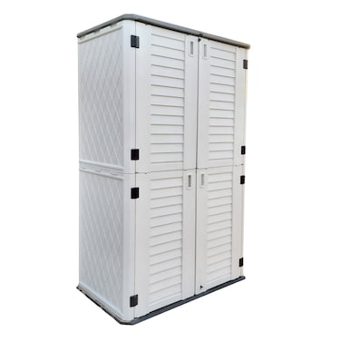 CamelTough Outdoor Storage Cabinet, Heavy Duty, Extra Large Size, 1483 Litres, 5-Year Limited Warranty, Vertical Shed, CamelTough, HTC-CT632
