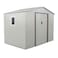 CamelTough Outdoor Metal Storage Shed, 9.1X6.3 Feet, Garden Metal Shed, Perfect for Storing Patio Furniture, Garden Tools, Garage Organizer, Weather Resistant, Beige, CT-641