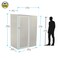 CamelTough Outdoor Metal Storage Shed, 4.7X3 Feet, Garden Metal Shed, Perfect For Storing Garden Tools, Yard Tools, Tool Storage Shed For Courtyard, Lawn, Backyard, Beige, CT-642