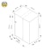 CamelTough Outdoor Metal Storage Shed, 4.7X3 Feet, Garden Metal Shed, Perfect For Storing Garden Tools, Yard Tools, Tool Storage Shed For Courtyard, Lawn, Backyard, Beige, CT-642
