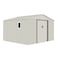 CamelTough Outdoor Metal Storage Shed, 11.2x10.6 feet, Garden Metal Shed. Perfect for Storing Patio Furniture, Garden Tools. Garage Organizer, Weather Resistant. With warranty. Beige, CT-644