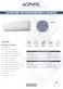 EGNRL Split AC 24000 BTU T1 Rotary R410A With 3M Pipe Kit EG24K, White, 1 Year Brand Warranty (Installation Not Included)
