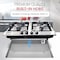Nobel Built-In Hobs, 4 Gas Burners with Flame Failure Device, Energy Saving Burner, Stainless Steel Panel, Cast Iron Pan Support, Elegant Knob, Auto Ignition NBH6401 Stainless Steel
