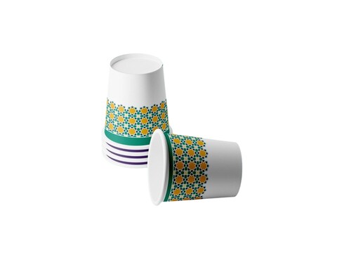 Hotpack Ramadan Design Paper Cup 4 oz - 1000 Pcs Pack
