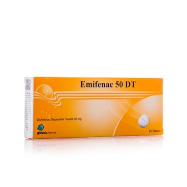 Emifenac 50mg Dispersible 20 Tabs