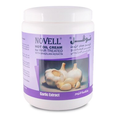 Novell Hot Oil Cream   Garlic Sj  1000 Ml