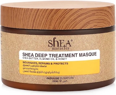 Shea Miracles Shea Deep Treatment Hair Masque With Enriched Almond Oil &amp; Honey, Ideal For Damaged &amp; Dry Hair, A Daily Hair Mask, 300ml