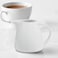 BARALEE PORCELIAN CERAMIC SIMPLE PLUS WHITE CREAMER , 091818A , 280 CC (9 1/2 OZ) , PACK OF 6 , Cream Pitcher , Porcelain Creamer , Sauce Pitcher , Creamer Jug for Kitchen Coffee Tea Milk