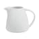 BARALEE PORCELIAN CERAMIC SIMPLE PLUS WHITE CREAMER , 091818A , 280 CC (9 1/2 OZ) , PACK OF 6 , Cream Pitcher , Porcelain Creamer , Sauce Pitcher , Creamer Jug for Kitchen Coffee Tea Milk