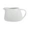 BARALEE PORCELIAN CERAMIC SIMPLE PLUS WHITE GRAVY BOAT , 091902A , 200 CC (6 3/4 OZ) , PACK OF 6 , Ceramic Gravy Boat , Gravy Jug , Sauce boat , Gravy Pitcher